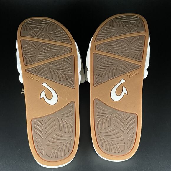 Olukai Sunbeam Slide Women’s Size 9 Off White Slip On Comfort Sandals Casual NEW - Picture 4 of 8